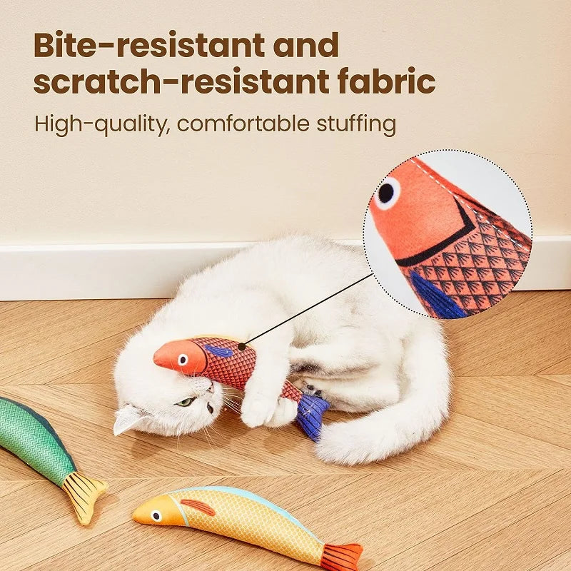 Interactive Fish Catnip Toy