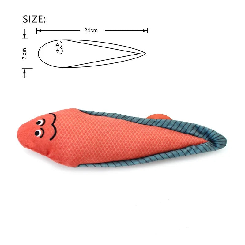 Interactive Fish Catnip Toy