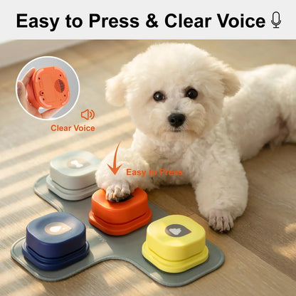 Interactive Dog Button with Voice Recording