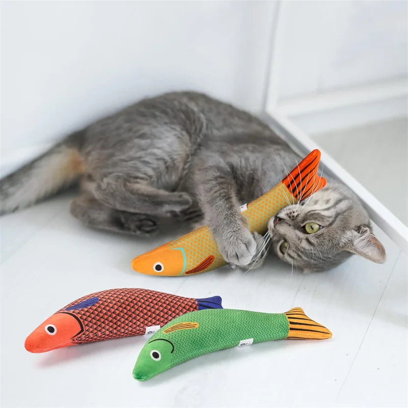 Interactive Fish Catnip Toy