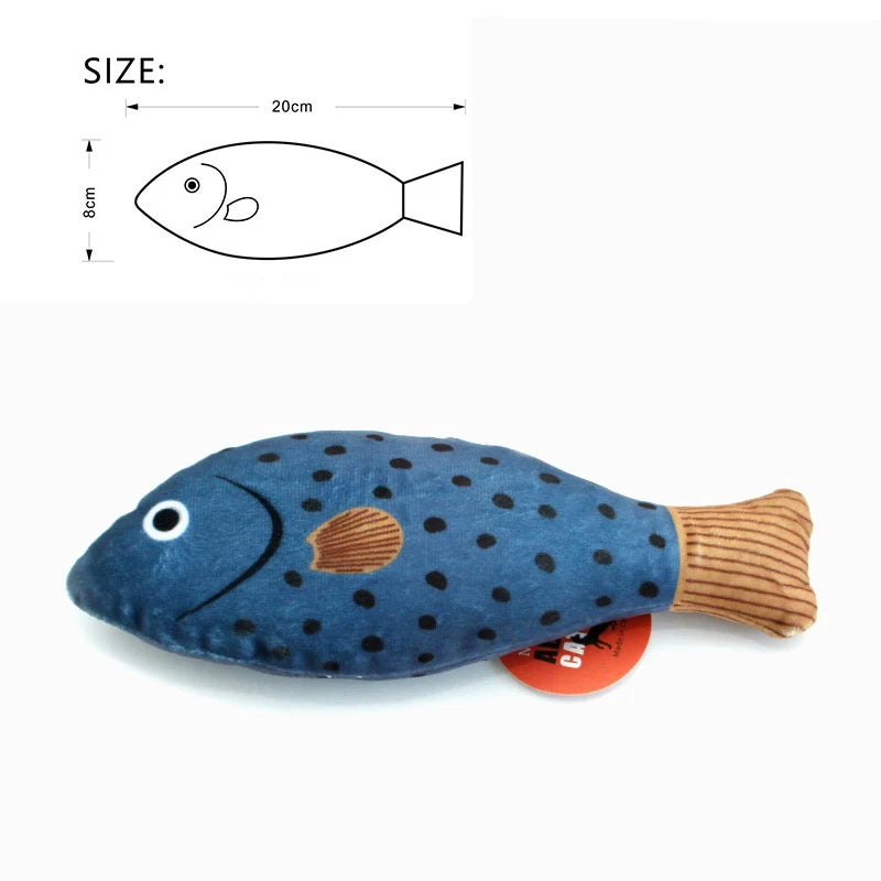 Interactive Fish Catnip Toy