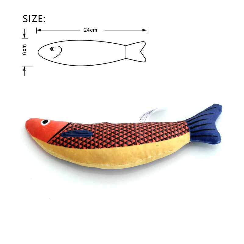 Interactive Fish Catnip Toy