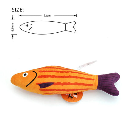 Interactive Fish Catnip Toy