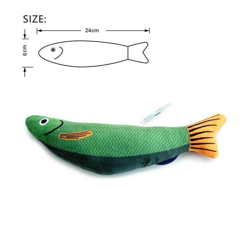 Interactive Fish Catnip Toy