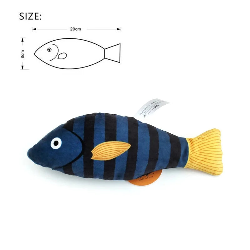 Interactive Fish Catnip Toy