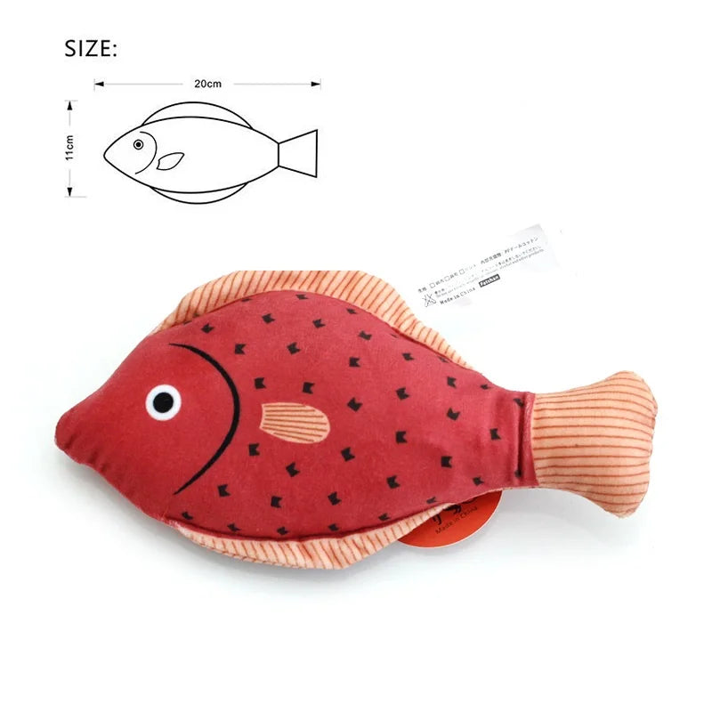 Interactive Fish Catnip Toy