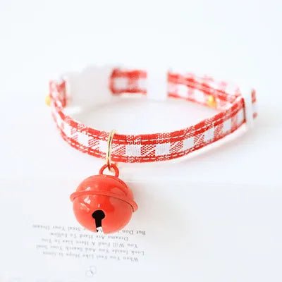 Heart Design Pet Collar with Bell - 