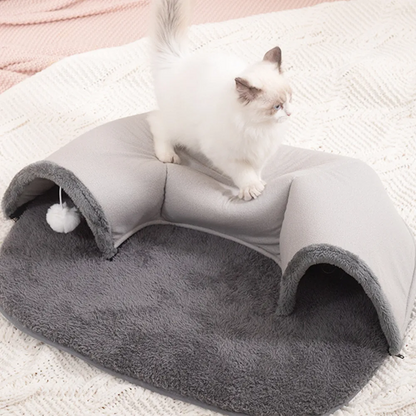 Cat Tunnel & Cozy Bed