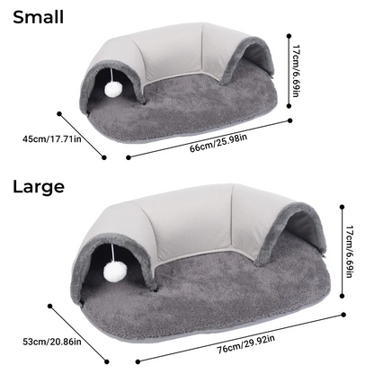 Cat Tunnel & Cozy Bed